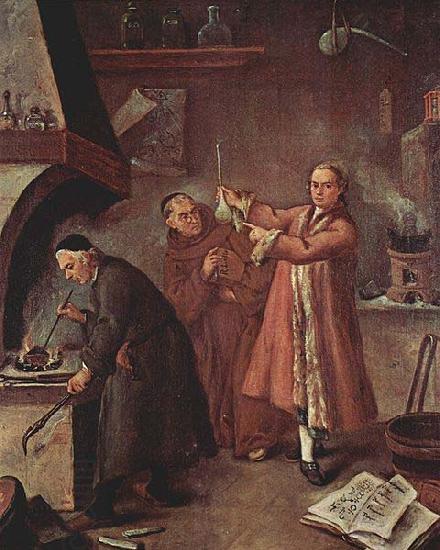 Pietro Longhi Die Alchemisten oil painting picture